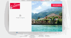 Desktop Screenshot of chezmacousine.fr